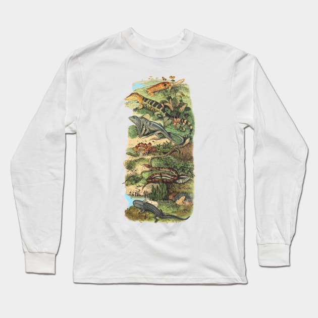 REPTILES Long Sleeve T-Shirt by Biophilia